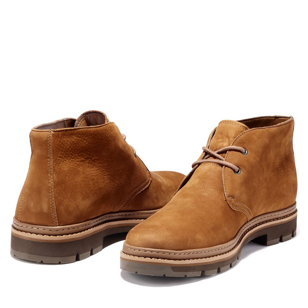 Botas Chukka Masculino - Timberland Port Union Impermeavel - BQNKE0358 - Marrom